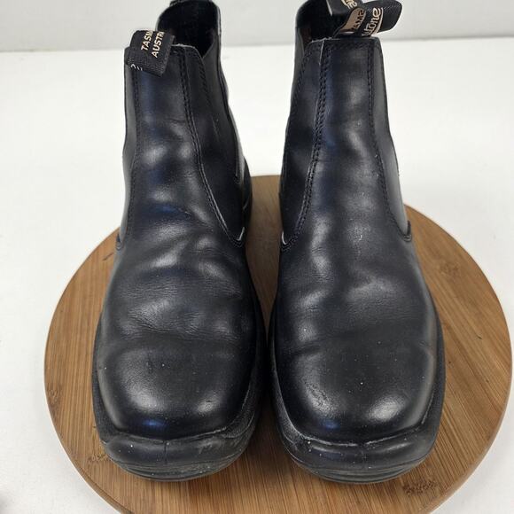 Blundstone Boots Mens Size 10.5 Black Chelsea Work Slip Resistant EH ASTM F2892 - Picture 4 of 14